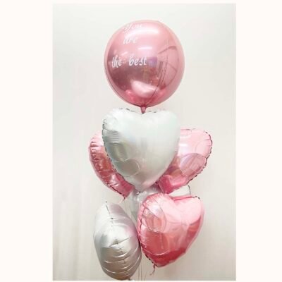 Balloon Bunches Rosy Pink