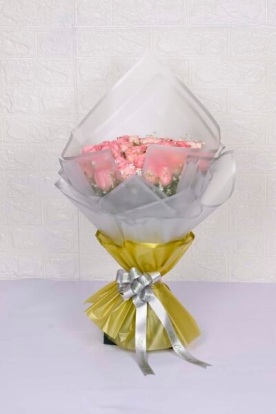 Hand Bunches Blush Pink