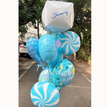 Balloon Bunches Customised Baby Balloons