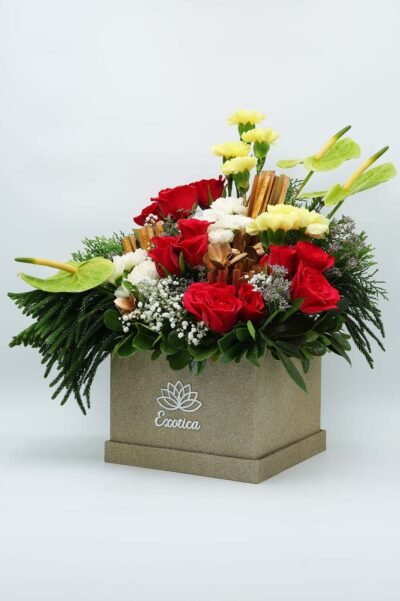 Box Arrangements Tropical Flowers