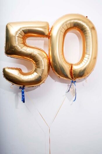 Balloon Bunches Golden 50 Balloons