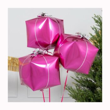 Balloon Bunches Fuchsia Cube Balloon