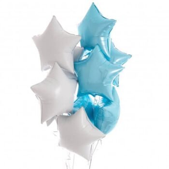 Balloon Bunches Bunch of 10 Star Balloons