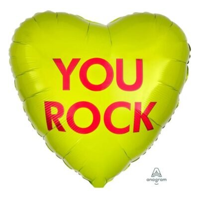 Message You Rock Candy Heart