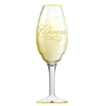 Message Champagne Glass