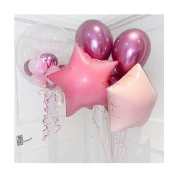 Balloon Bunches Star Balloons, Clear Balloon & Latex Balloons