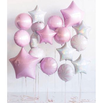 Balloon Bunches Big Star, Small Star, Round, Swirly Round & Globe