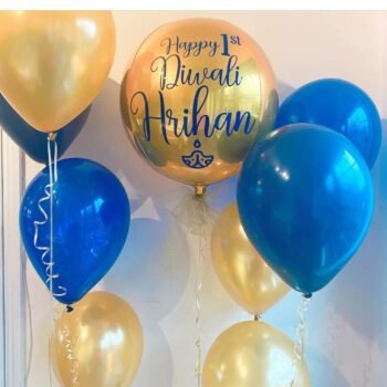 Special Occassions Happy 1st Diwali Balloon Decoration